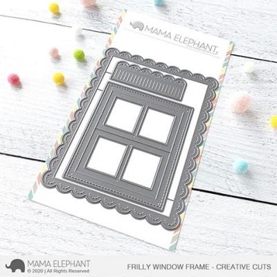 Mama Elephant Creative Cuts - Frilly Window Frame